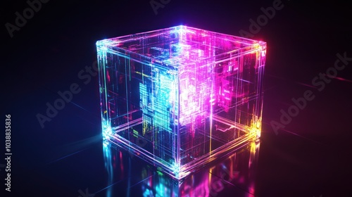 Neon Cube