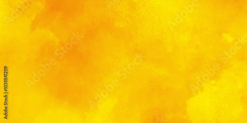 Background with yellow watercolor spot.Watercolor vector art background for cards, flyer, poster, banner and cover design.abstract background for design. Abstract yellow watercolor background.	
