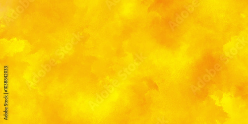 Background with yellow watercolor spot.Watercolor vector art background for cards, flyer, poster, banner and cover design.abstract background for design. Abstract yellow watercolor background.	