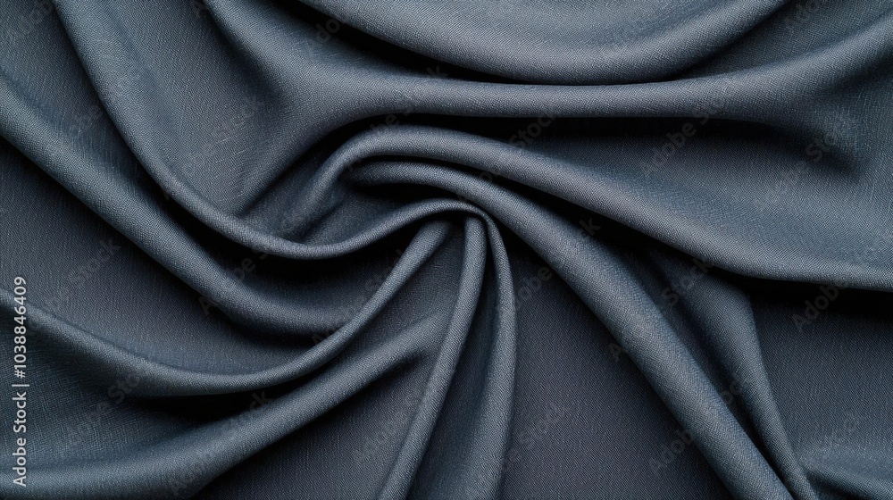 Obraz premium A photostock of a textured grey cloth background, ideal for fabrics or interior design.