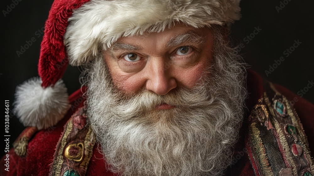 Santa Claus New Year Christmas composition background Santa Claus New Year Christmas composition background