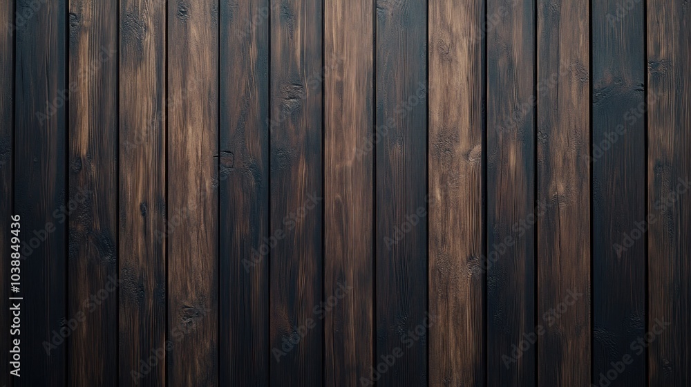 Fototapeta premium Dark Wood Planks Background Texture