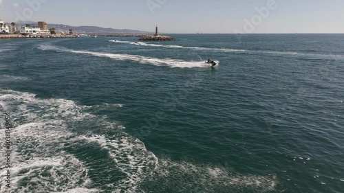 Wallpaper Mural yacht in the sea Torontodigital.ca