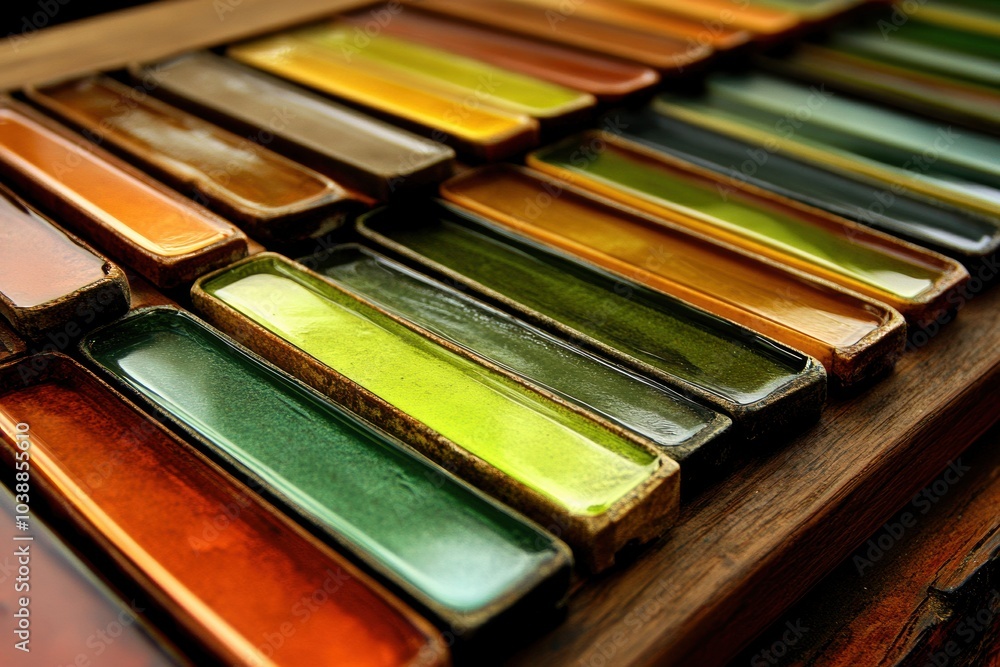 A lot of different colors of paint on a wooden table - Concepts A lot of different colors of paint on a wooden table - Concepts
