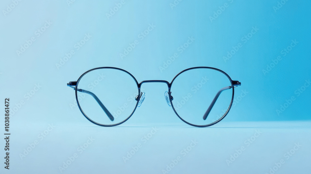 Trendy Sunglasses on a Vibrant Colored Background Trendy Sunglasses on a Vibrant Colored Background