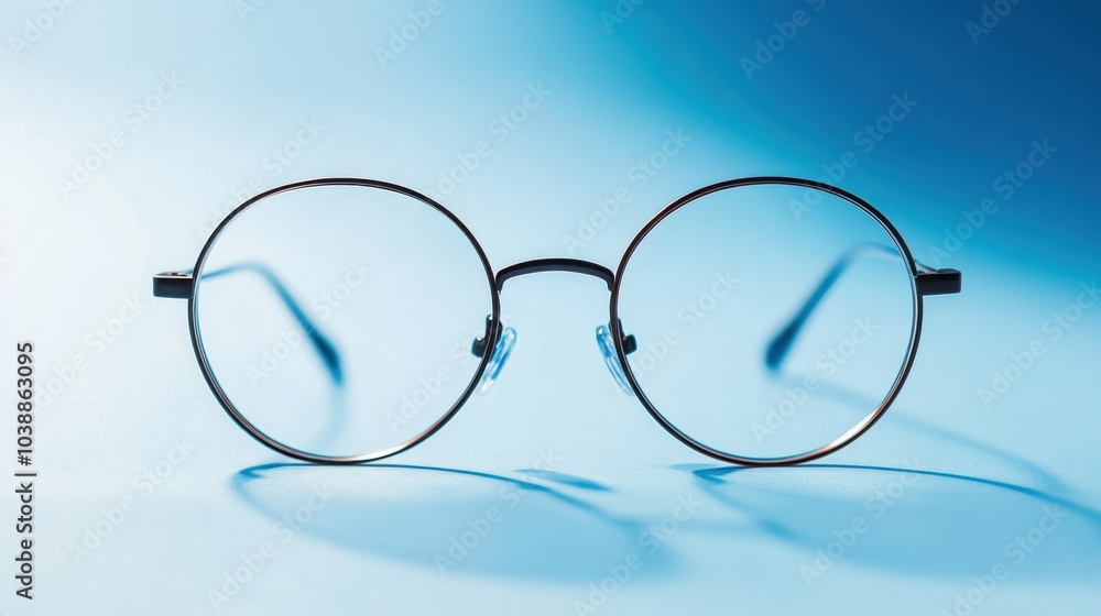 Fototapeta premium Trendy Sunglasses on a Vibrant Colored Background