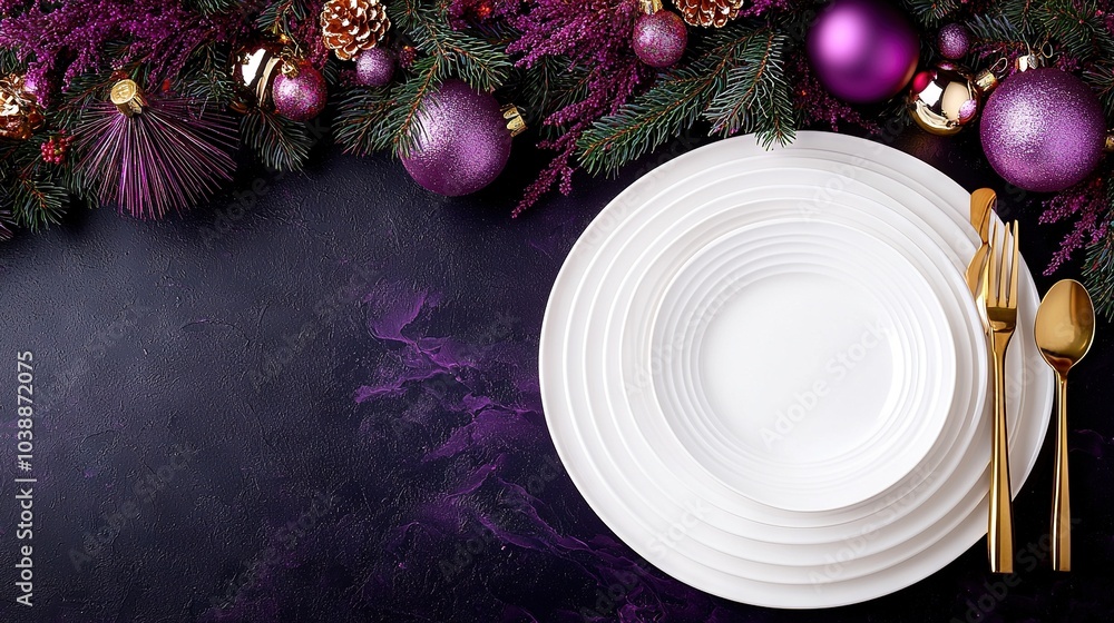 A white plate sits atop a table, alongside a knife and fork A white plate sits atop a table, alongside a knife and fork