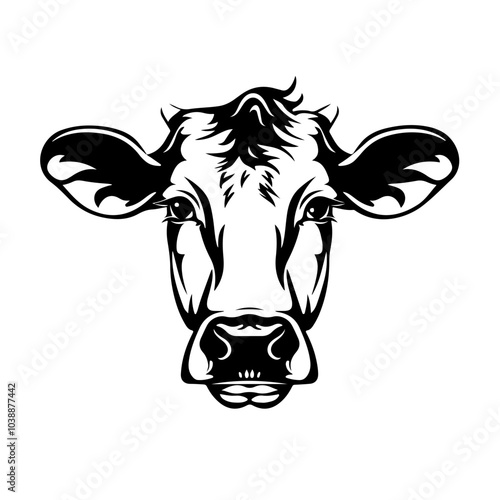 Cute Cow Head