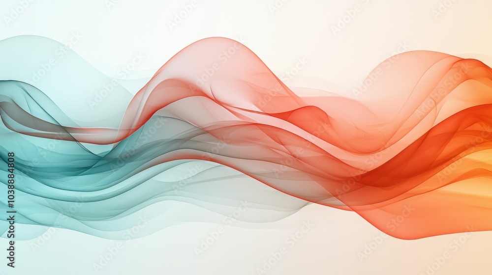 A mesmerizing abstract representation of flowing waves in shades of red and teal, showcasing smooth textures and a modern design. A mesmerizing abstract representation of flowing waves in shades of red and teal, showcasing smooth textures and a modern design.