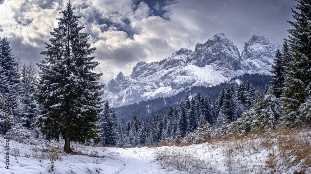 Snow-Covered Mountain Forest Snow-Covered Mountain Forest