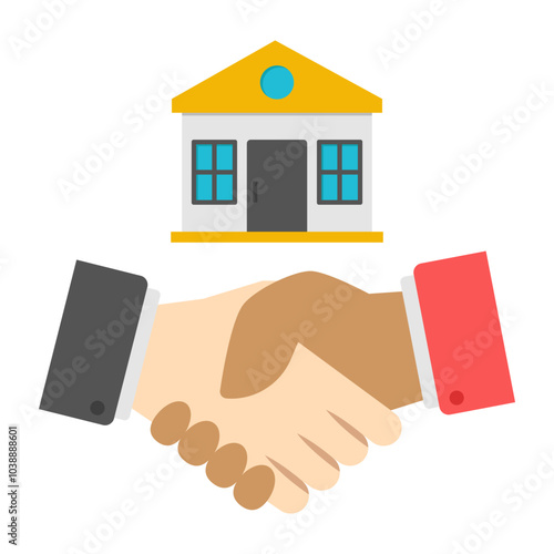 Premium download icon of home deal

