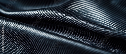 Wallpaper Mural Close-up of smooth, dark fabric with subtle texture and sheen. Torontodigital.ca