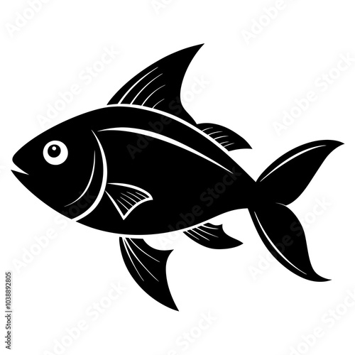 Fish Silhouette  vector illustration