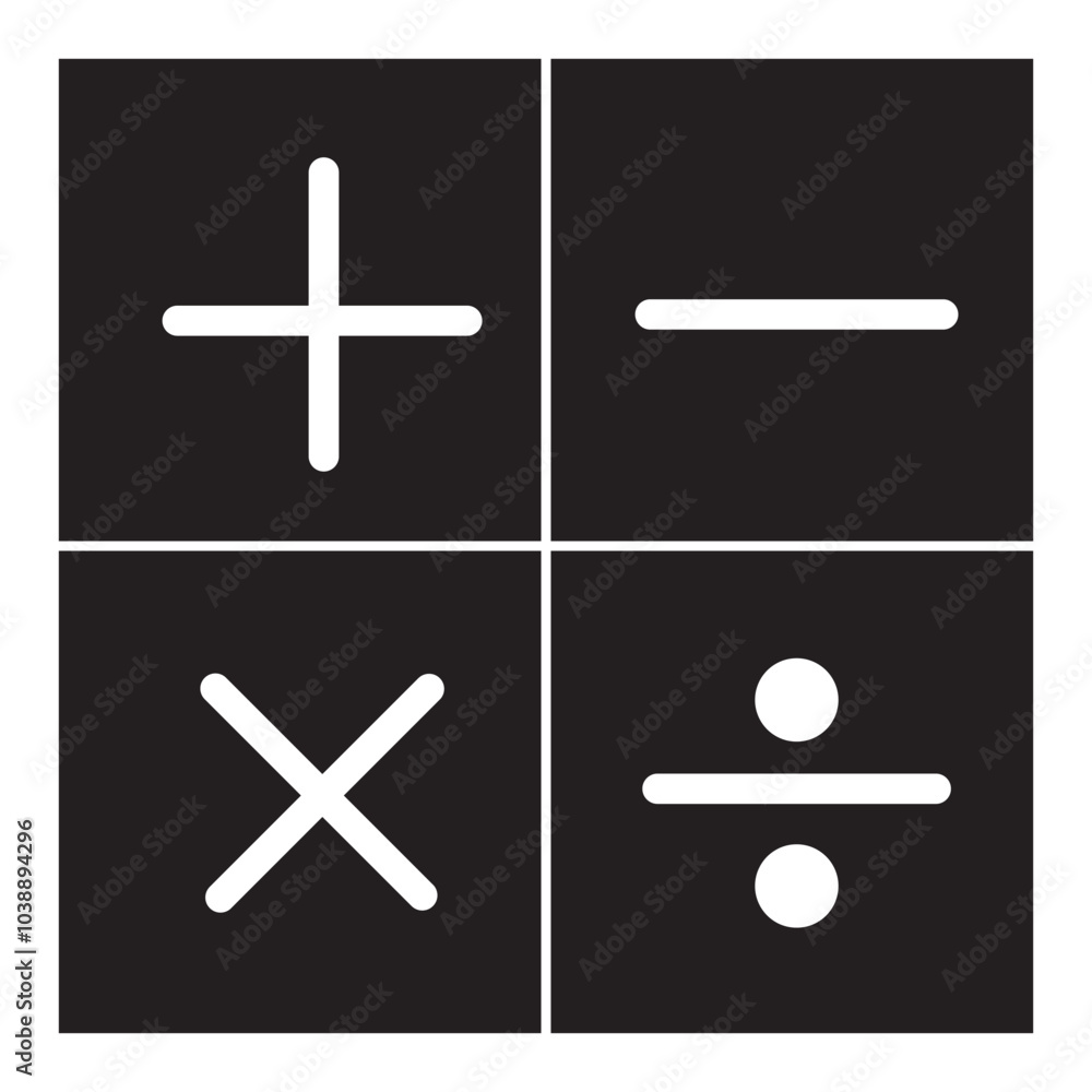 Mathematical Symbol Icon Mathematical Symbol Icon