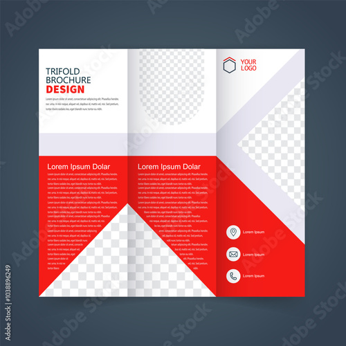 Creative Business Trifold Broucher Design.