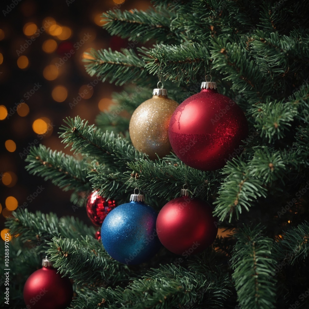 Fototapeta premium Colorful toys create a magical holiday display