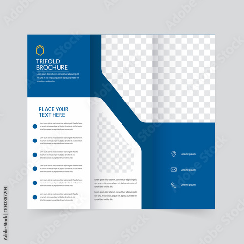Brochure design. geometric abstract business brochure template.