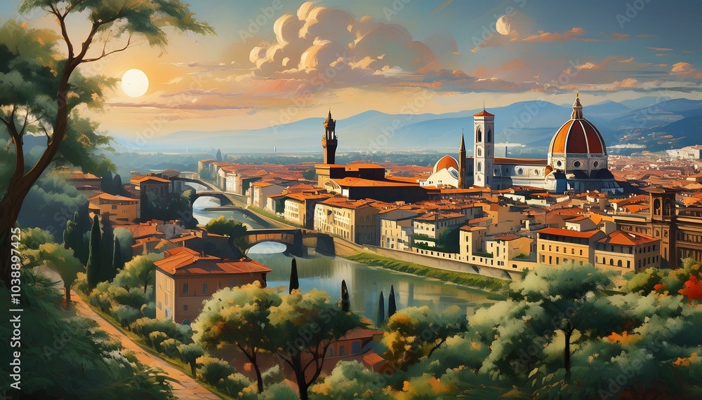 Fototapeta premium panorama