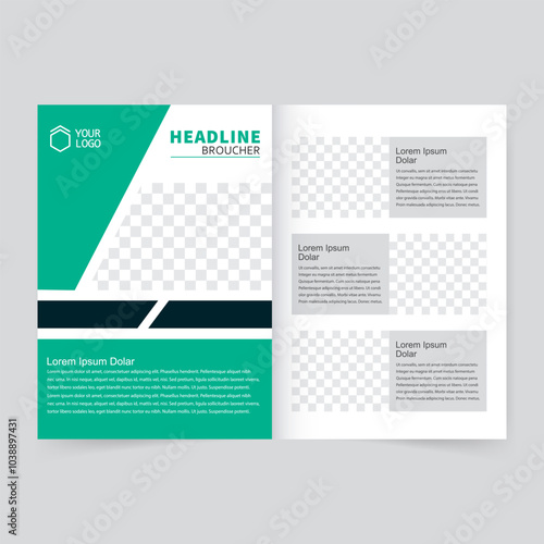 Business flyer. broucher design. business brochure template.