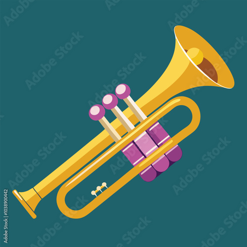 trumpet vector