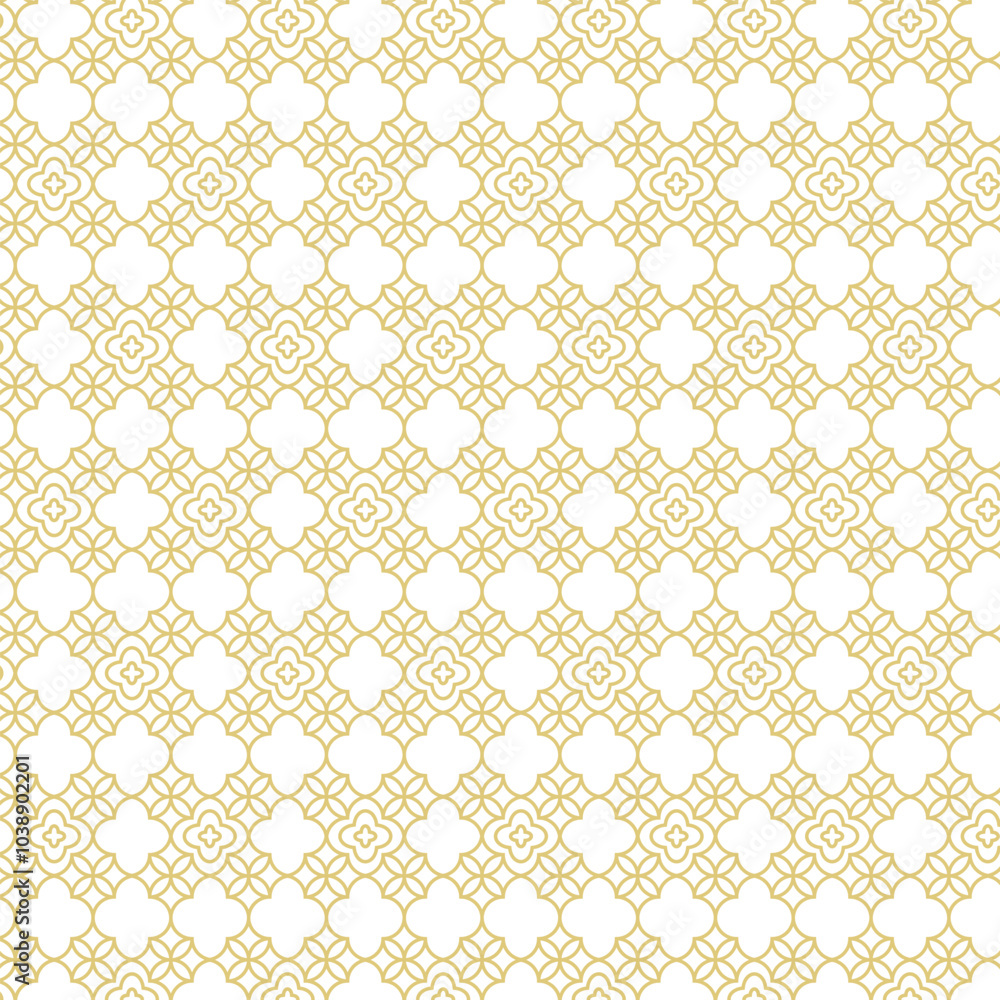 Fototapeta premium Elegant Gold Geometric Pattern Adds a Touch of Class.