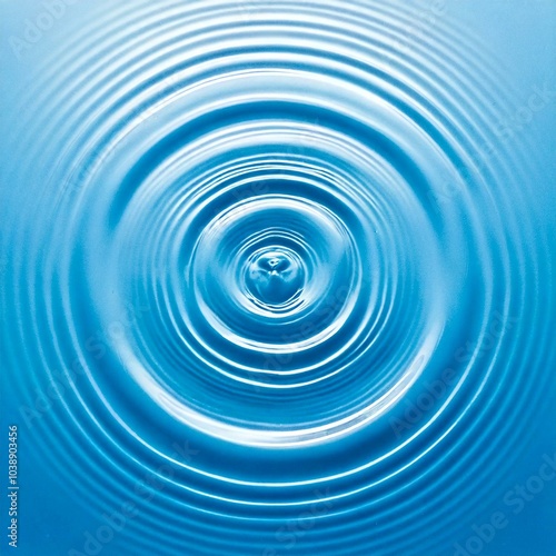 Obraz na płótnie concentric ripples in water viewed from above w salonie