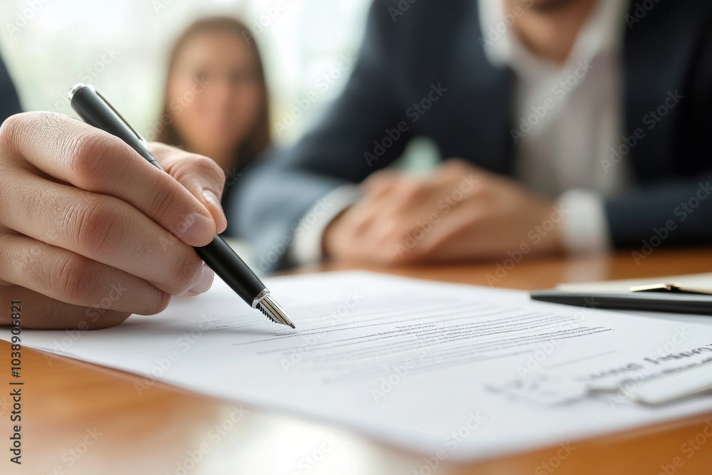 Signing important documents understanding the role of contracts in business transactions and legal agreements for professionals