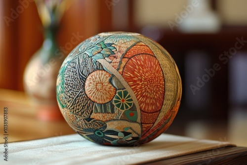 Temari inspired Japanese image