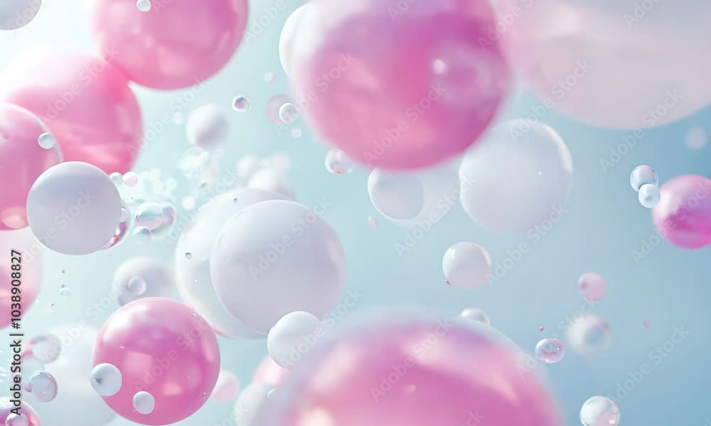 Exploring vibrant spheres floating in abstract space with soft colors and light effects Exploring vibrant spheres floating in abstract space with soft colors and light effects