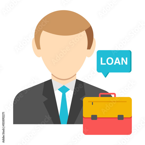Premium download icon of loan officer 

