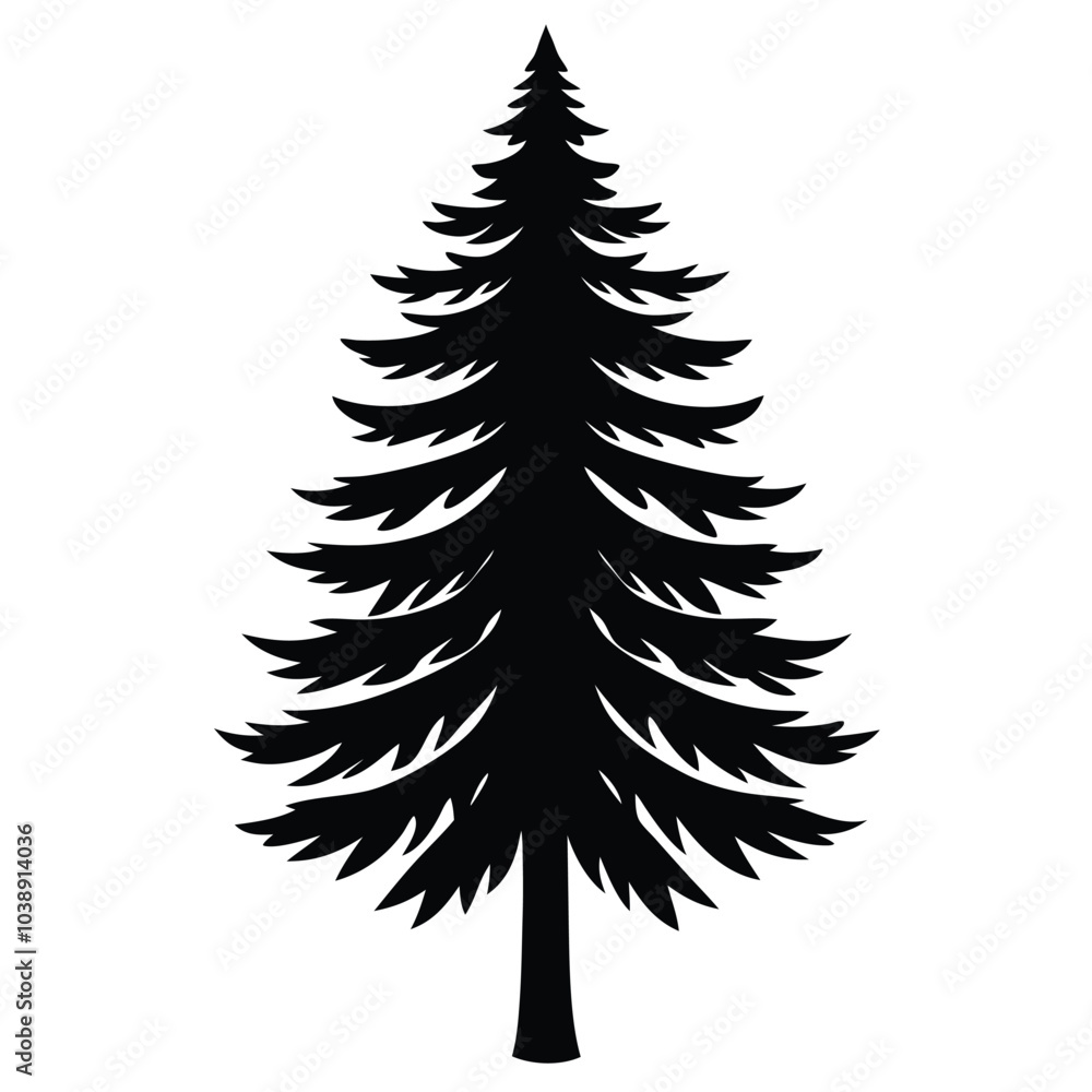 Elegant pine tree silhouette vector art design, ideal for nature, landscape, and environmental projects. Perfect for decor, prints, and eco-themed graphic visuals. Elegant pine tree silhouette vector art design, ideal for nature, landscape, and environmental projects. Perfect for decor, prints, and eco-themed graphic visuals.