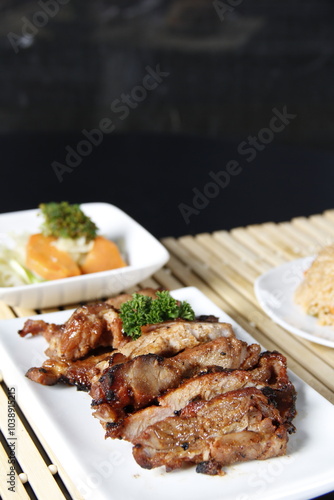 Gourmet Seafood Dish with Premium Flavors and Garnishes