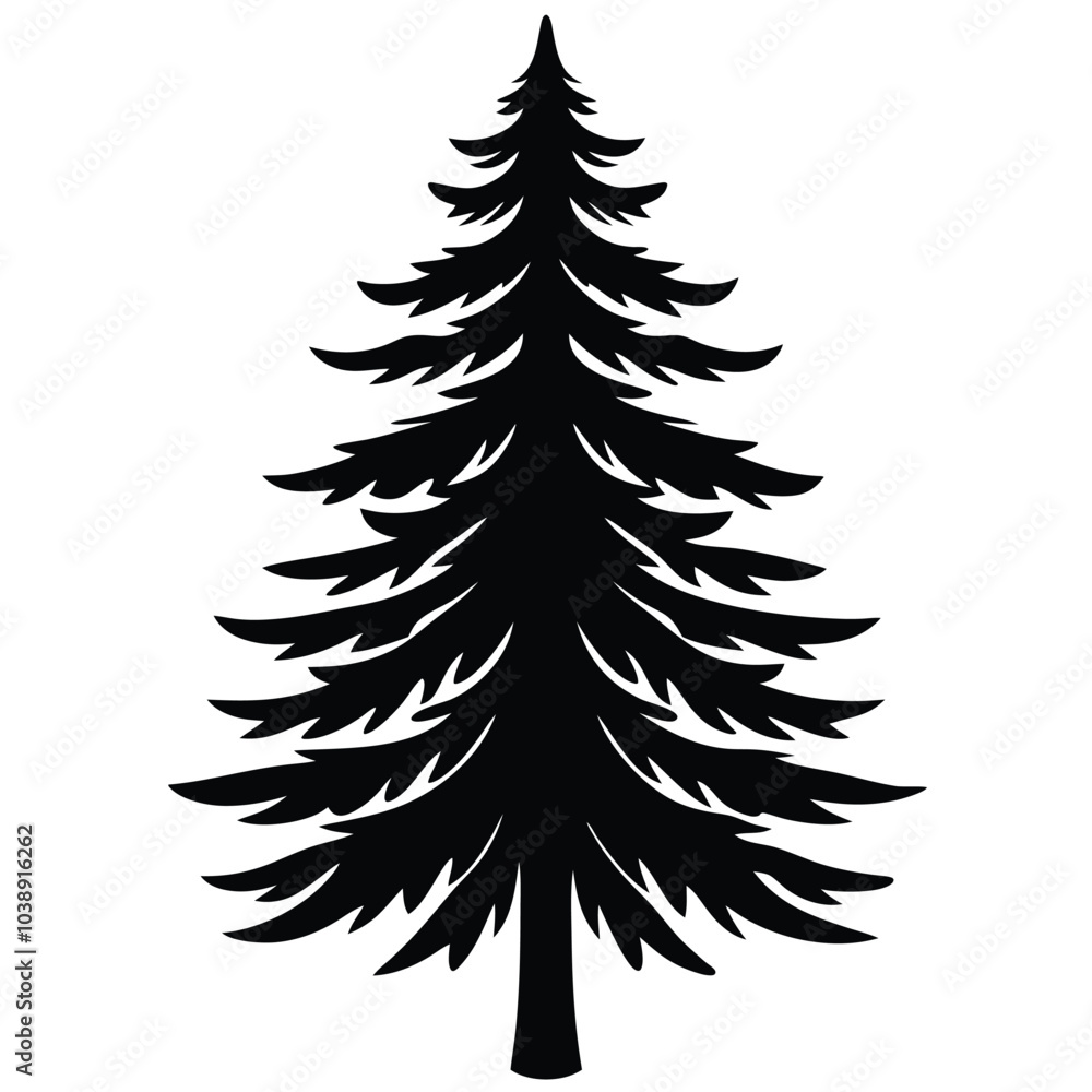Elegant pine tree silhouette vector art design, ideal for nature, landscape, and environmental projects. Perfect for decor, prints, and eco-themed graphic visuals. Elegant pine tree silhouette vector art design, ideal for nature, landscape, and environmental projects. Perfect for decor, prints, and eco-themed graphic visuals.