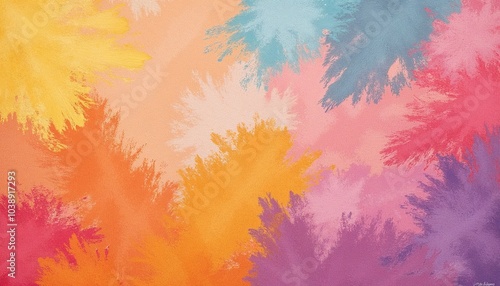Colorful paint strokes texture with vibrant abstract patterns