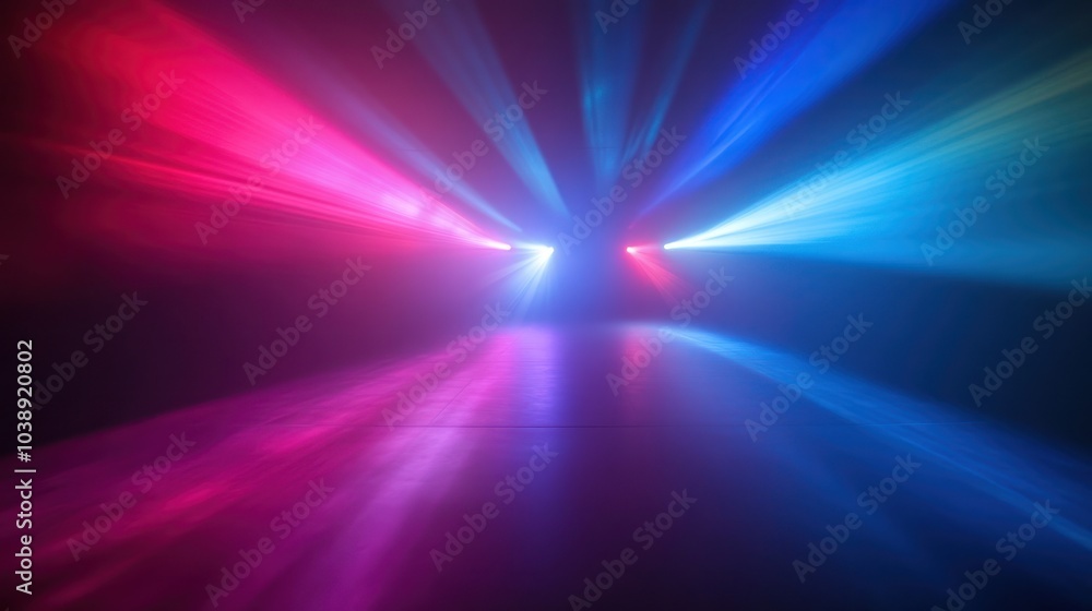A vibrant display of colorful lights creating an atmospheric effect. A vibrant display of colorful lights creating an atmospheric effect.