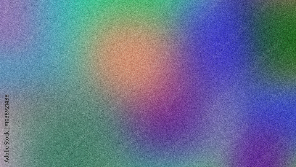 Fototapeta premium Gradient Background with Unique Grainy Noise for Posters, Vibrant Colors and Grainy Noise Texture on Modern Gradient Background