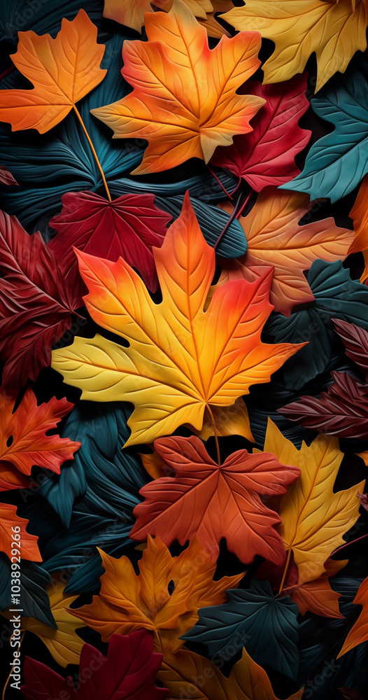 Autumn leaves background Autumn leaves background
