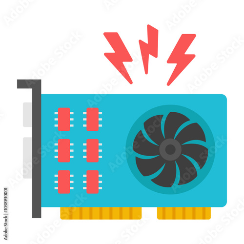 Premium download icon of graphic card 

