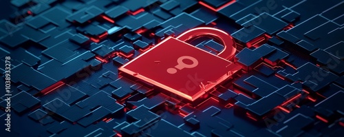 A red 'System Breach' error message glowing on a glitchy computer screen, surrounded by distorted encryption symbols and broken digital data.