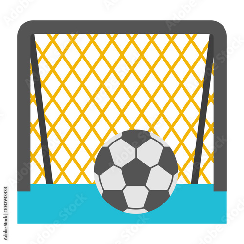 Premium download icon of football game

