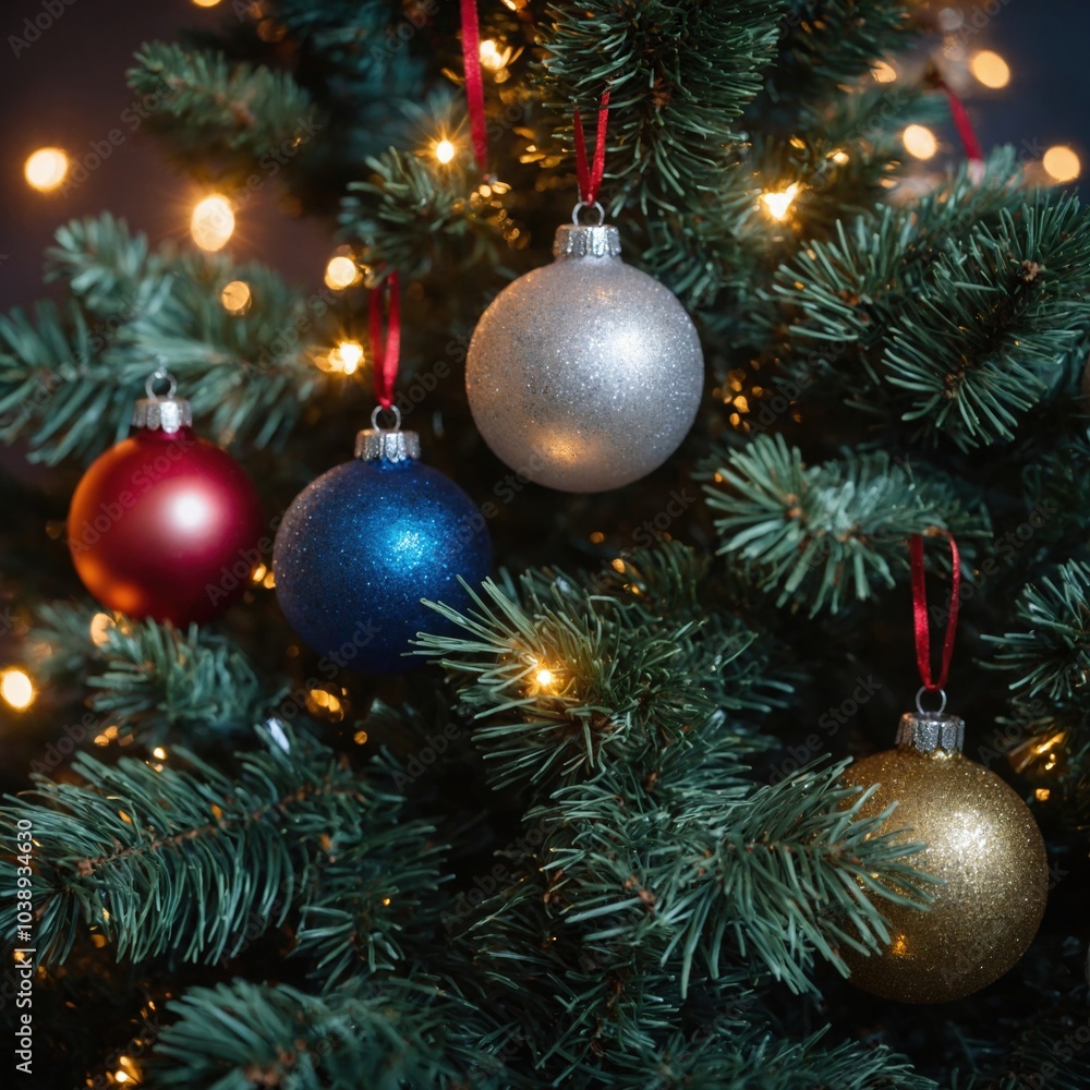 Fototapeta premium Joyful decorations inspire happiness and celebration
