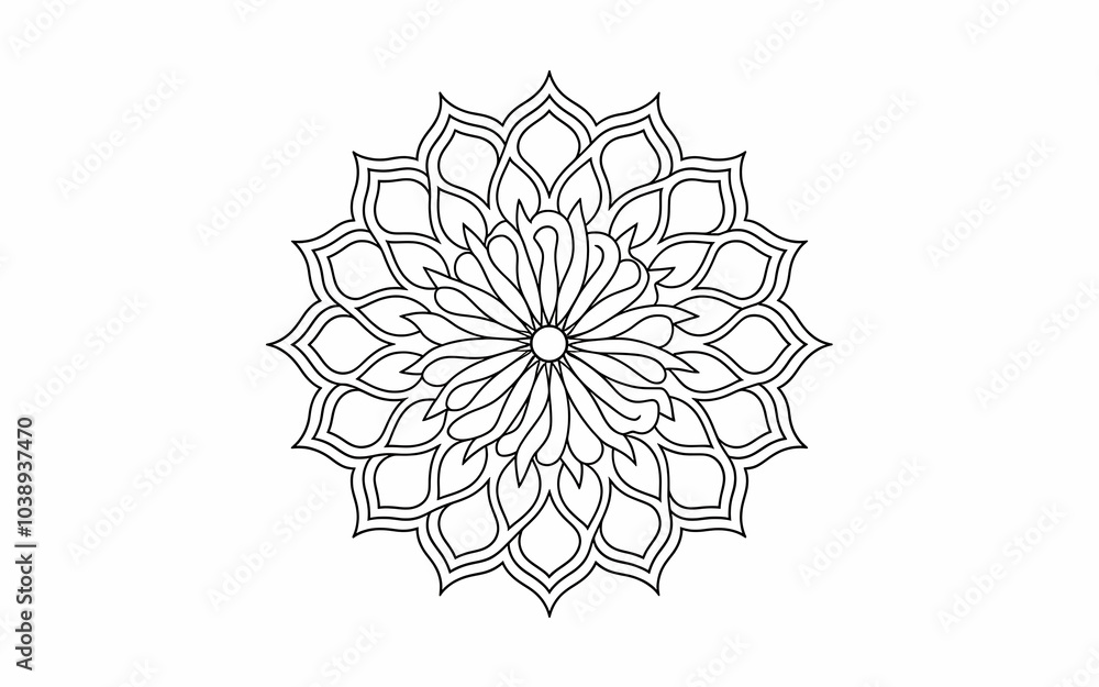 White and black design concept mandala design cercal mandala design white background White and black design concept mandala design cercal mandala design white background