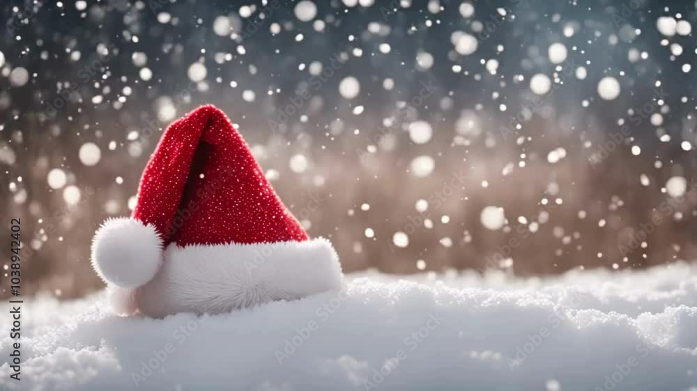 santa claus on snow santa claus on snow