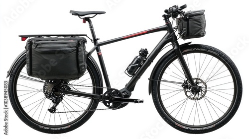 Touring Bike - Designed for long journeys with features like large saddlebags and advanced photo