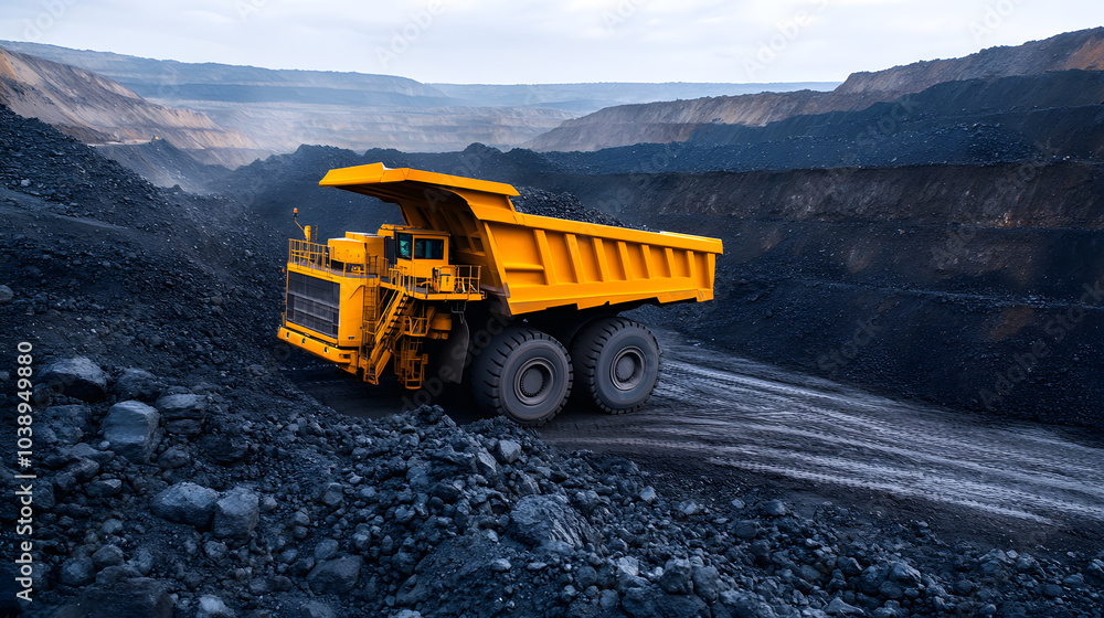 Deep Underground Mining Operation with Heavy Machinery: Showcasing Industrial Power in Resource Extraction. Deep Underground Mining Operation with Heavy Machinery: Showcasing Industrial Power in Resource Extraction.