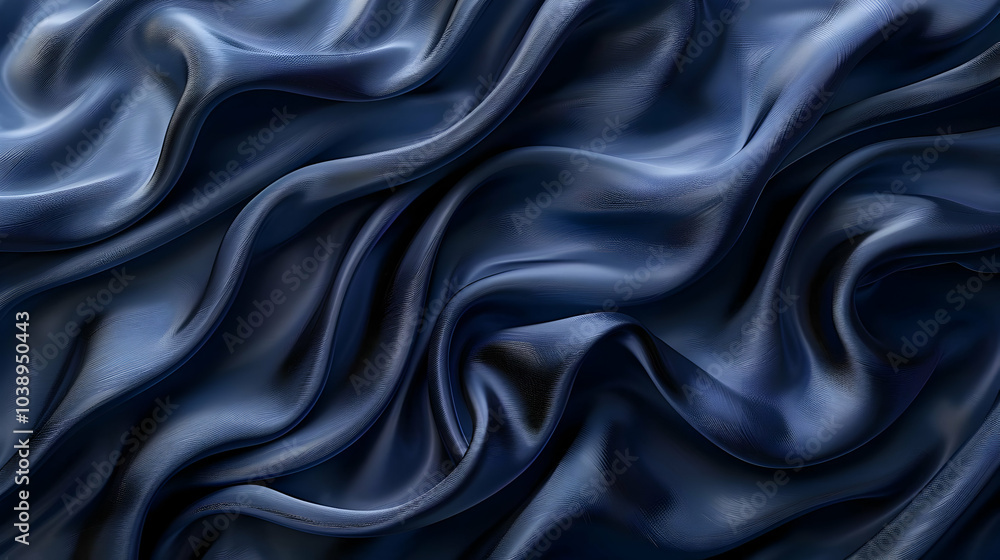 Abstract Blue Fabric Background Illustration Abstract Blue Fabric Background Illustration