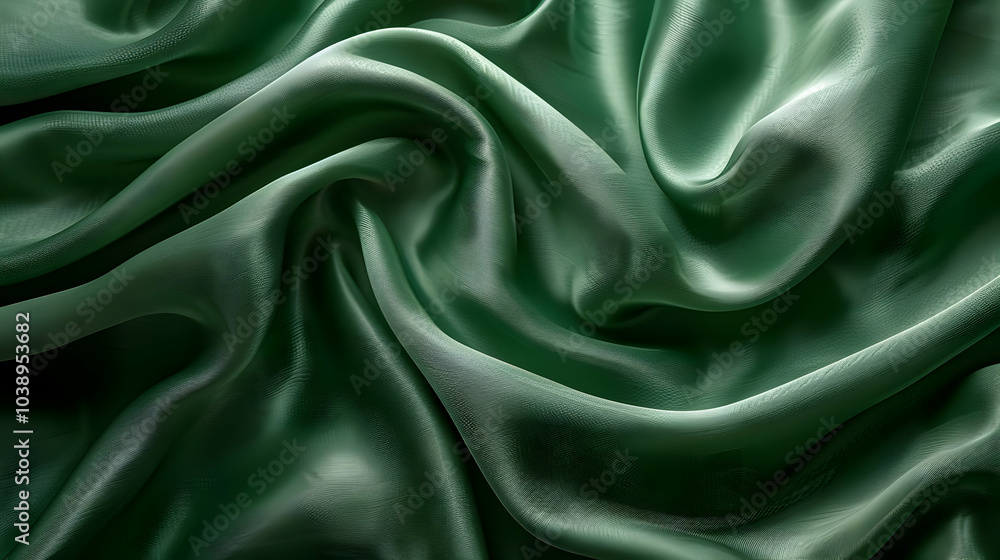 Abstract Green Fabric Texture Background Abstract Green Fabric Texture Background