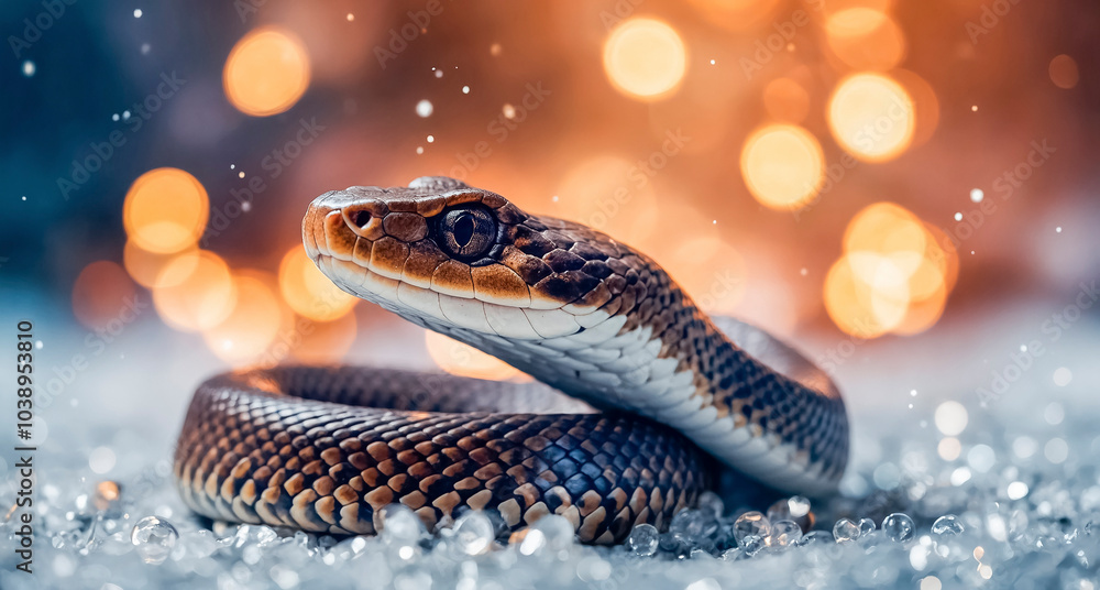 Snake - Symbol of 2025 according to Eastern tradition Snake - Symbol of 2025 according to Eastern tradition