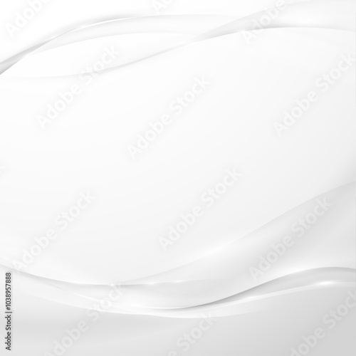 Modern grey abstract border lines background with subtle scattered sparkles. Vector illustration