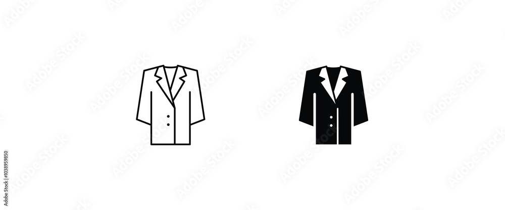 coat trench coat linear icon. Overcoat. Menswear. Outerwear. Autumn clothes line and flat icons set, editable stroke isolated on white, linear vector outline illustration, symbol logo design style coat trench coat linear icon. Overcoat. Menswear. Outerwear. Autumn clothes line and flat icons set, editable stroke isolated on white, linear vector outline illustration, symbol logo design style